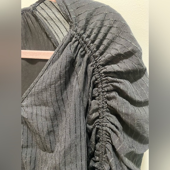 ASTR the Label ruched long sleeve top in black size L - Picture 6 of 8